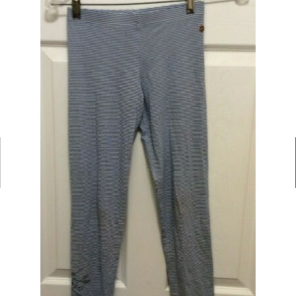 Matilda Jane Other - 435 Matilda Jane Pants 10 Blue White Striped